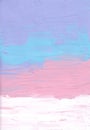 Abstract pastel purple, blue, pink, white background painting. Light colors texture