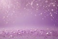 Abstract pastel purple glitter sparkle confetti background Royalty Free Stock Photo