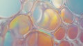 Abstract Pastel Soap Bubble Network Design Royalty Free Stock Photo