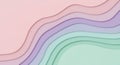 Abstract Pastel Wave Background: A Layered Design Royalty Free Stock Photo