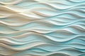 Abstract pastel wave pattern background texture with smooth curves and subtle color gradient. Generative AI Royalty Free Stock Photo