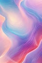Abstract Pastel Wave Pattern with Soft Blue and Pink Portrait Images Generative AI Royalty Free Stock Photo