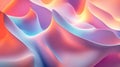 Abstract pastel waves creating fluid soft colorful background Royalty Free Stock Photo