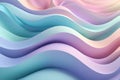 Abstract pastel wavy background with smooth pink, blue, and purple gradients for modern Royalty Free Stock Photo