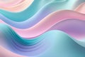 Abstract pastel wavy background with smooth pink, blue, and purple gradients for modern design projects. Minimalist Serene theme. Royalty Free Stock Photo