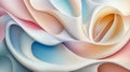 Abstract Pastel Wavy Fabric Texture with Smooth Gradient in a Curving Arrangement Royalty Free Stock Photo