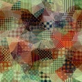 Abstract patchwork pattern.