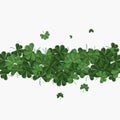 Abstract patrick day background with clover