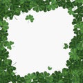 Abstract patrick day background with clover