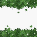 Abstract patrick day background with clover