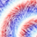 Abstract patriotic red white and blue blur tie dye background for party celebration, voting, July poster Royalty Free Stock Photo