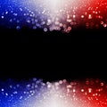 Patriotic red white blue firework July 4th, Memorial, President, Labor Day background fireworks Royalty Free Stock Photo