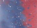 Abstract red white and blue glitter sparkle explosion background Royalty Free Stock Photo