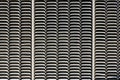 Lattice shutters vent cover on wall in a outside of building Royalty Free Stock Photo