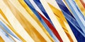 Abstract pattern background with yellow blue and orange diagonal lines Royalty Free Stock Photo