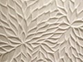 Abstract pattern bas-relief of white color close-up Royalty Free Stock Photo