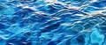 background banner wave texture water abstract sea blue summer ripple illustration. Generative AI. Royalty Free Stock Photo