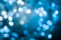 Abstract pattern bokeh of lights on a dark blue background Royalty Free Stock Photo