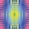 an abstract pattern, with bright squares and stripes in shades pink, yellow, blue Royalty Free Stock Photo