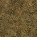 Abstract pattern with brown circles on a dark background. Perfect for background or wallpaper Royalty Free Stock Photo