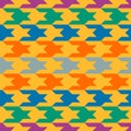 Abstract pattern with colorful figures