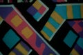 Abstract pattern of colorful geometric graffiti