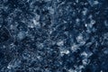 Abstract pattern of dark blue ice Royalty Free Stock Photo
