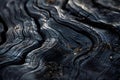 Abstract Pattern of Dark Scorched Timber on Charred Wood Texture Background. Concept Abstract Art, Royalty Free Stock Photo