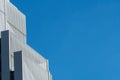 Abstract pattern, facade of a minimalist business building.