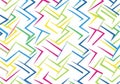 Abstract pattern featuring intersecting zigzag lines Royalty Free Stock Photo
