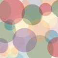 Abstract pattern featuring overlapping circles in Royalty Free Stock Photo
