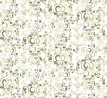 Abstract pattern with florid ornamentation. Royalty Free Stock Photo