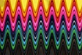 Abstract pattern  in glowing  colors and black Royalty Free Stock Photo