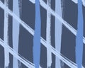 abstract pattern with horizontal and diagonal irregular blue and dark blue stripes