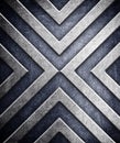 Abstract pattern on metal background Royalty Free Stock Photo