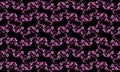 Abstract pattern, motif leaf flower color magenta and soft pink