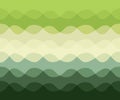 Abstract pattern with motion waves, curve green lines Royalty Free Stock Photo