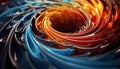 Abstract pattern of multi colored fractal design backdrop generated by AI Royalty Free Stock Photo