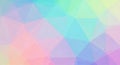 An abstract pattern of overlapping triangles in a polygonal style with a gradient of sof Royalty Free Stock Photo