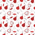 pattern of abstract pears Royalty Free Stock Photo