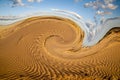 Abstract pattern of the The Simpson desert