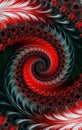 Abstract pattern texture, fractal in the form of a spiral of different colors. Illustration Royalty Free Stock Photo