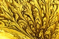 Abstract pattern, Traditional Ebru art. Color ink paint with waves. Marble background. Detail, east. Royalty Free Stock Photo