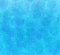 Abstract blue background with transparent bubbles pattern Royalty Free Stock Photo