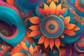 Abstract Pattern: Vibrant Colorful art