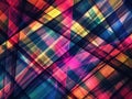 An abstract pattern with vibrant intersecting lines in multiple colors Royalty Free Stock Photo