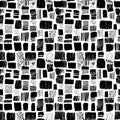 Abstract patterned black and white background