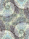 Abstract Patterns Gray Spirals