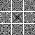 Abstract patterns set. Design elements. Royalty Free Stock Photo