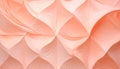 Abstract Peach Textured Geometric Pattern with Soft Light and Shadow Play Creating Depth and Organic Flow Royalty Free Stock Photo